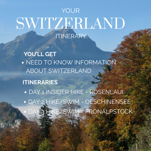 Switzerland 3-Day Itinerary