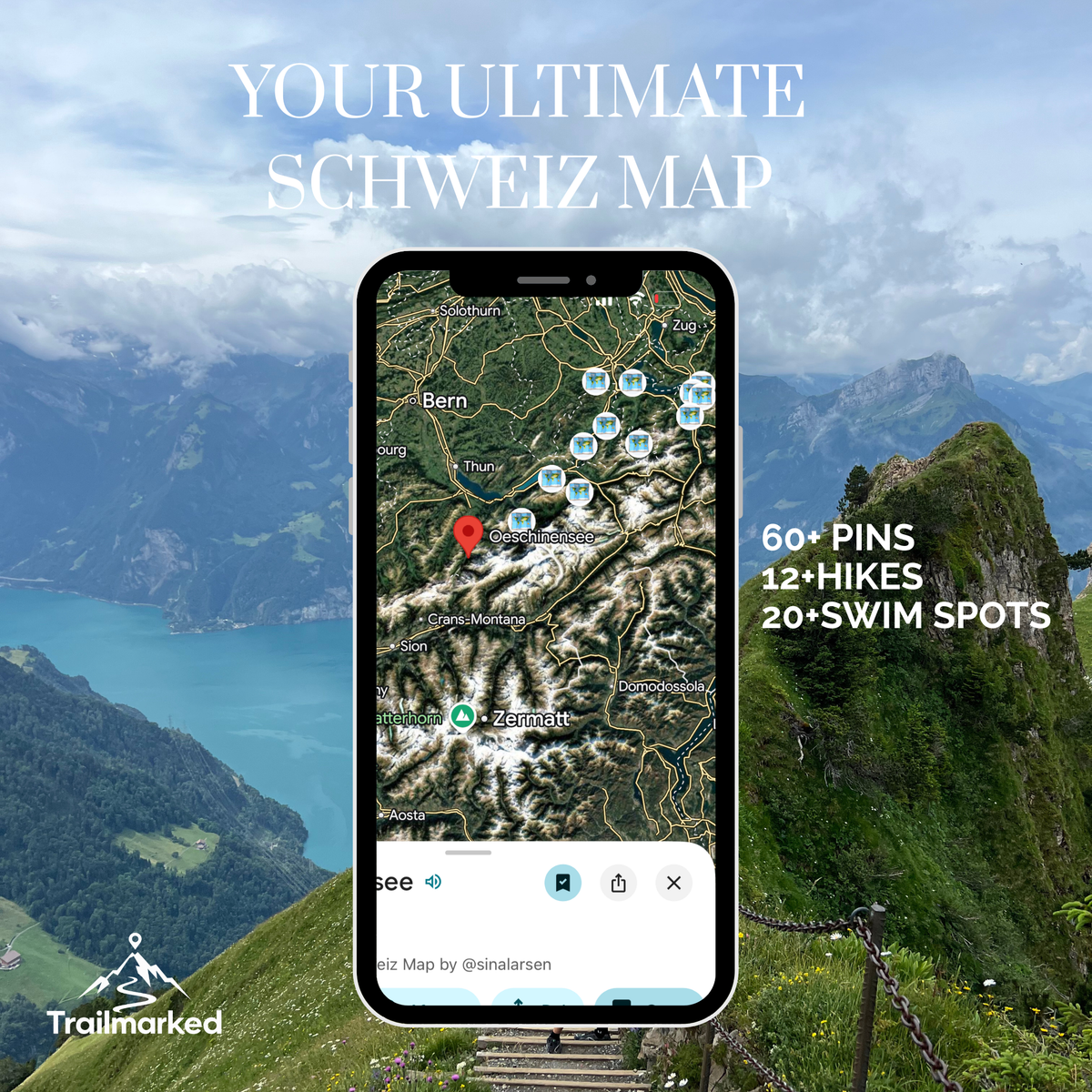 Switzerland Map by Sina