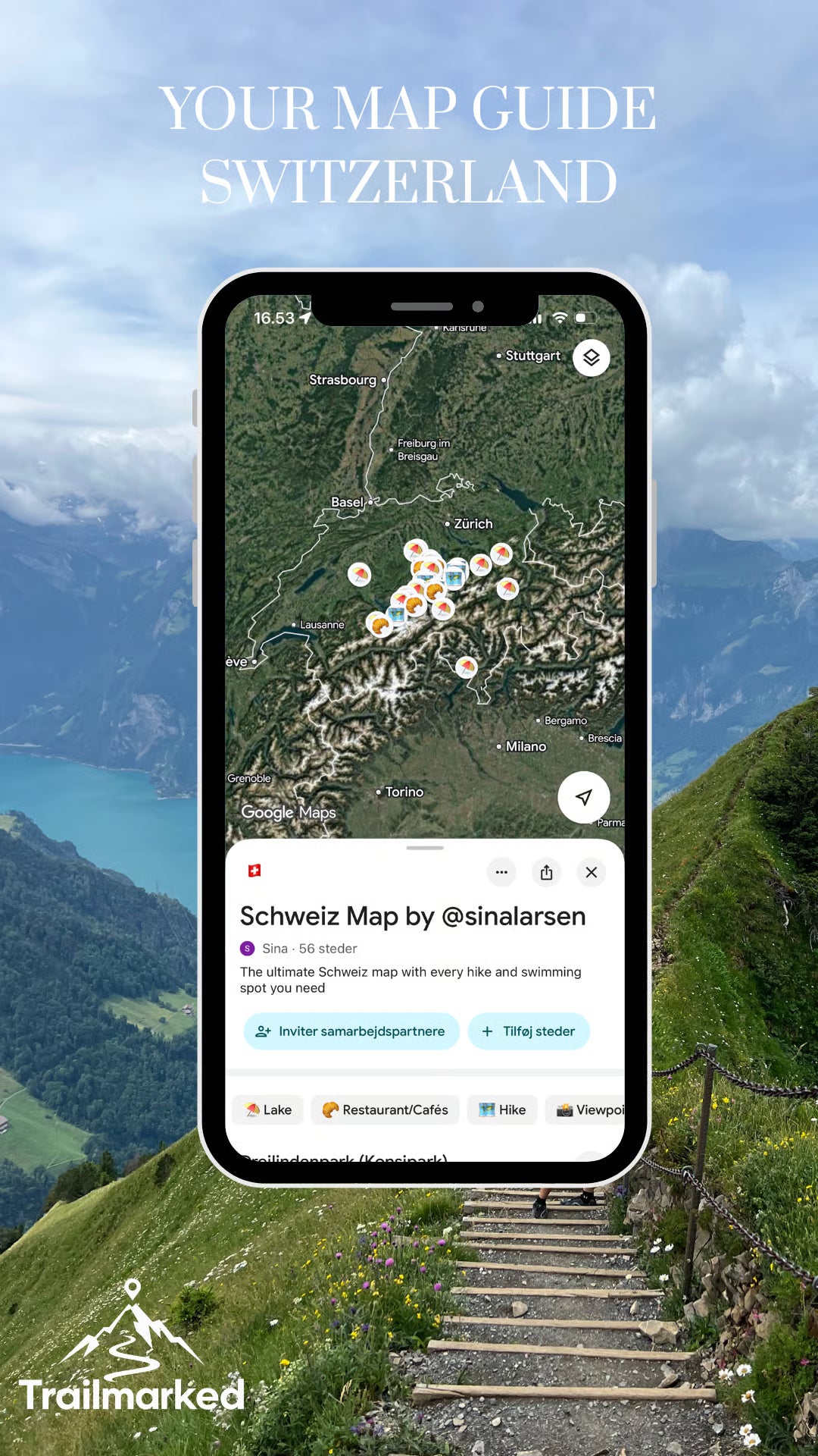 Switzerland Map by Sina