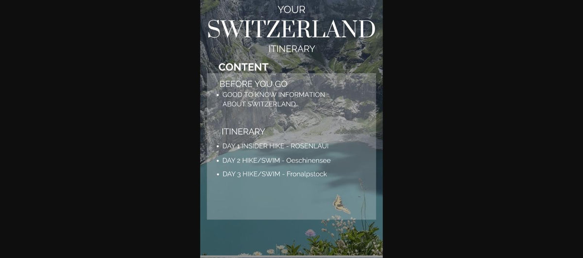 Preview of the Trailmarked 3-day Switzerland itinerary guide